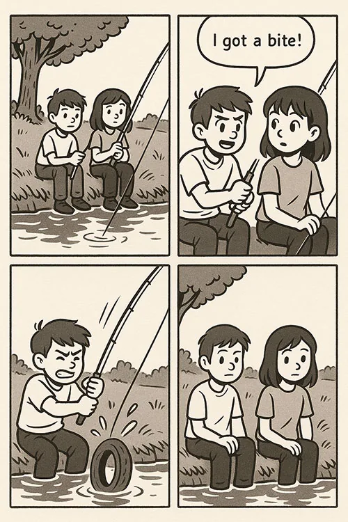 AI-generated comic example 1